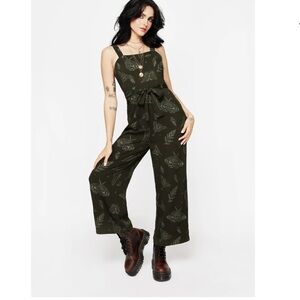 Women's Olive Green Jumpsuit